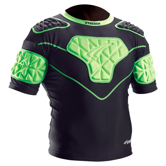 Steeden Viper Shoulder Pads fluoro yellow
