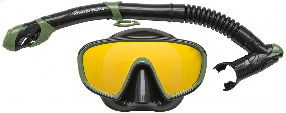 Mirage Abyss Dry Adult Silicone Mask - Black
