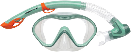 Mirage Snapper Junior Silitex Mask & Snorkel - Orange