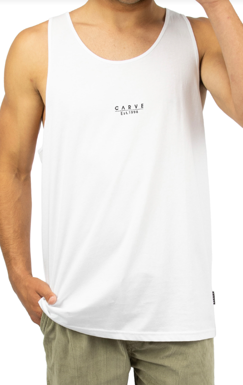 Carve Hulk Singlet - White