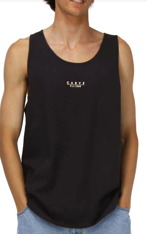 Carve Hulk Singlet - Charcoal