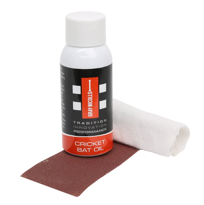 Cricket Bat Care Kit - Oil, Cloth & Sandpaper