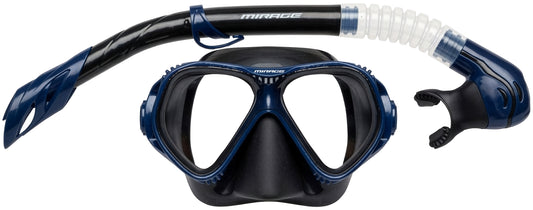 Mirage Tiwi Adult Silicone Mask & Snorkel - Black