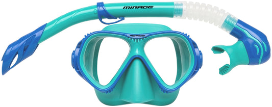 Mirage Tiwi Adult Silicone Mask & Snorkel - Blue