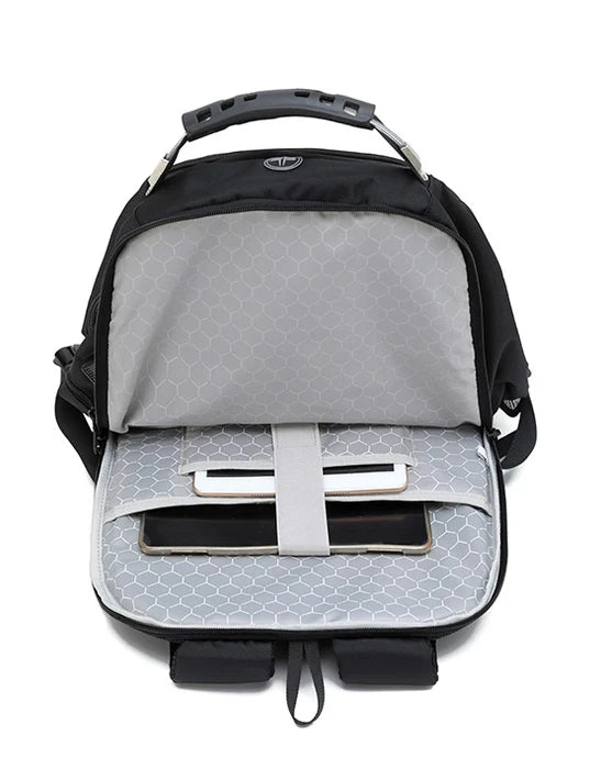 Tosca Deluxe Laptop Backpack - Black Stitch