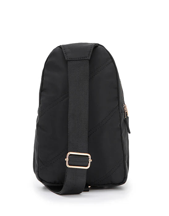 Tosca Harlow Slinger Bag - Black Stitch