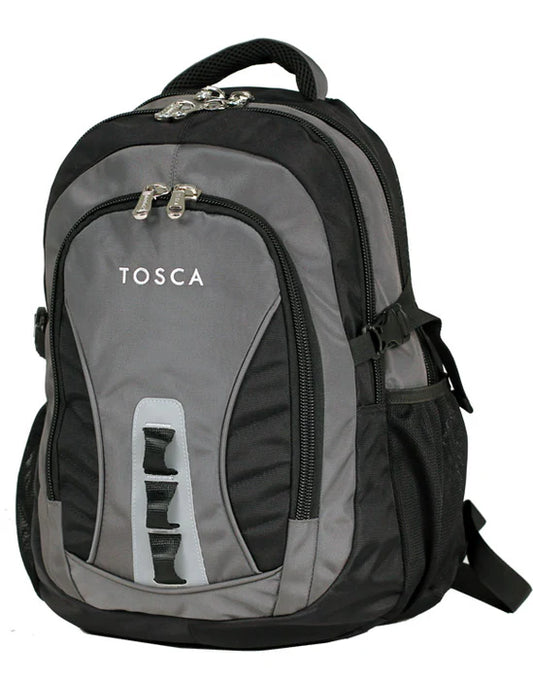 Tosca Backpack - Black/Khaki/Grey