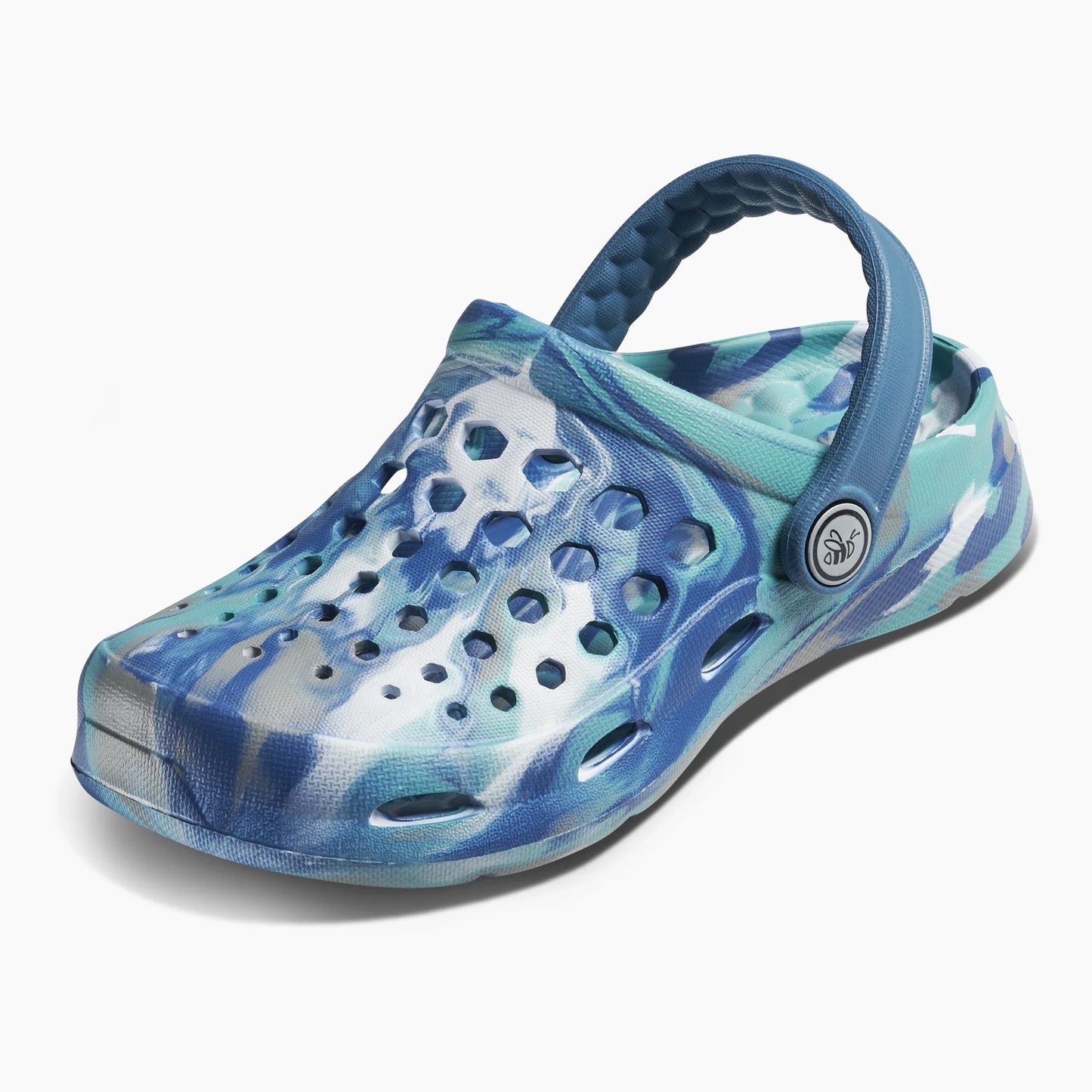 Joybees Kid's Active Clog Marbled - Rapids Blue