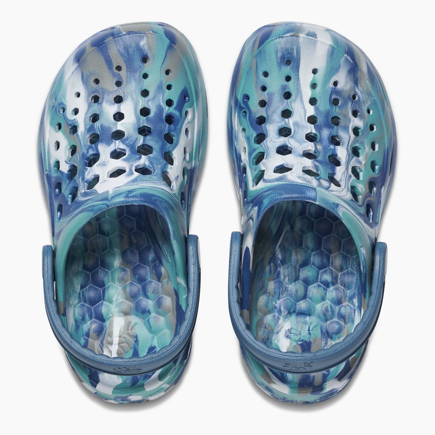 Joybees Kid's Active Clog Marbled - Rapids Blue