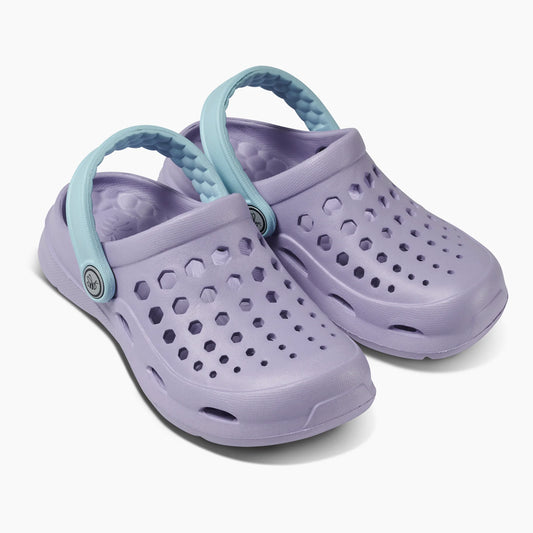 Joybees Kid's Active Clog - Lilac/Sky Blue