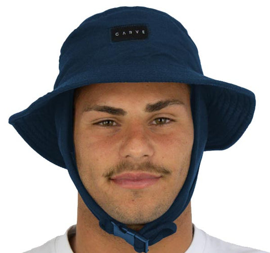 Carve Big Wave Unisex Surf Bucket Hat - Navy