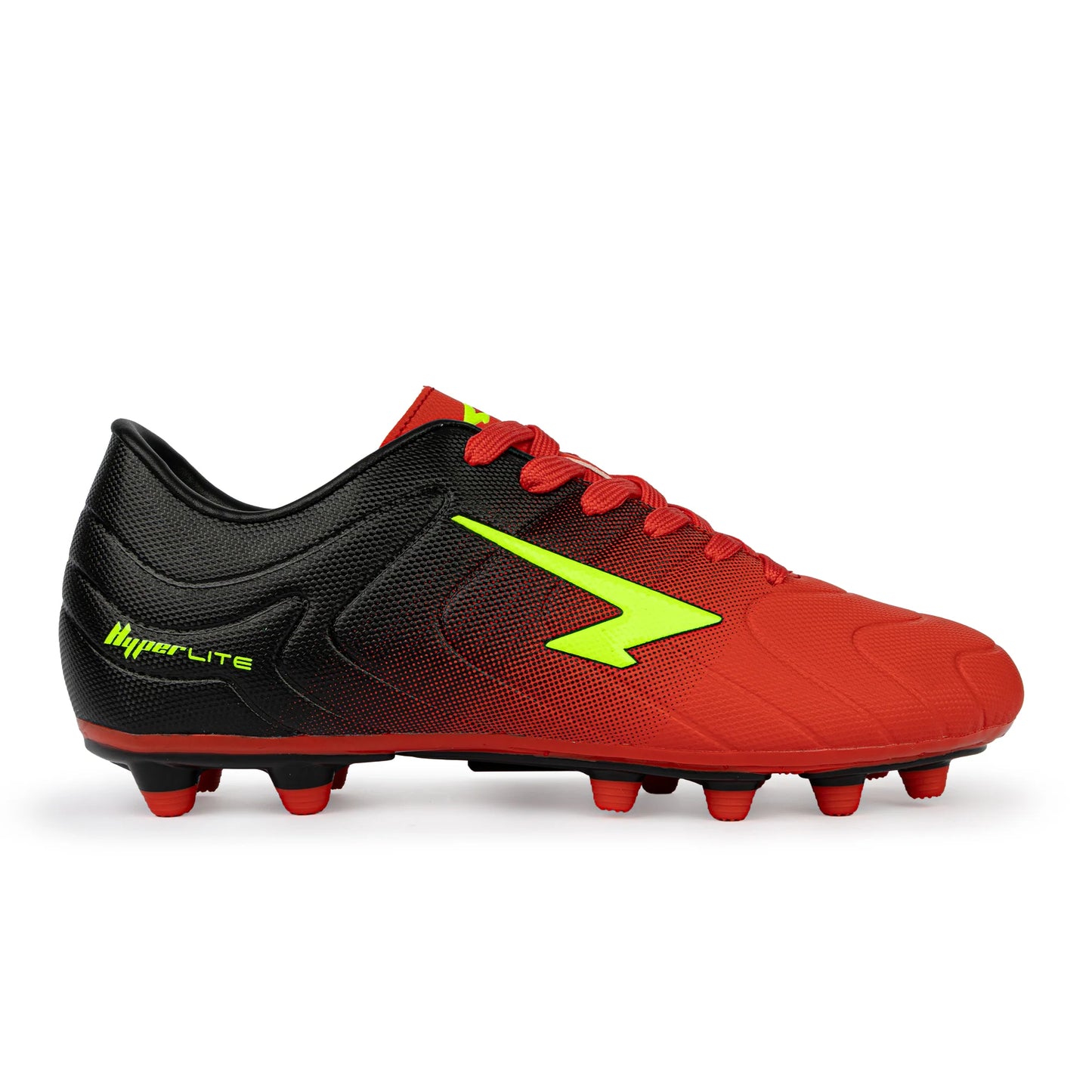 Velocity Junior Football Boots - Red/Yellow/Black WIDE Fit