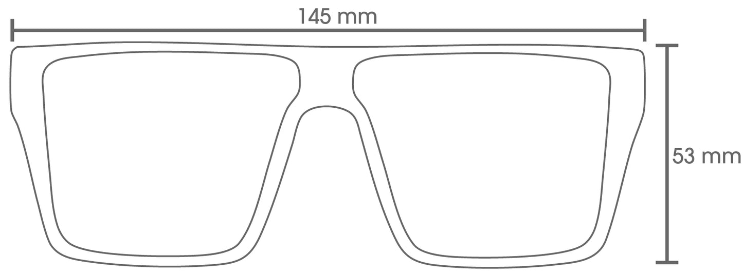 Voodoo - Matte Black Frame Grey Pink Iridium Lens