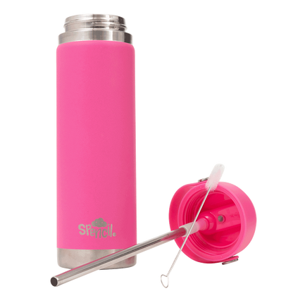 Big Insulated Water Bottle 650ml - Fuchsia