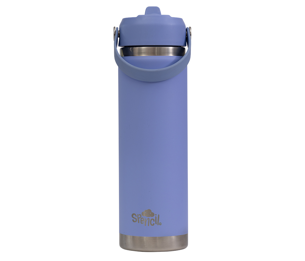 Big Insulated Water Bottle 650ml - Periwinkle
