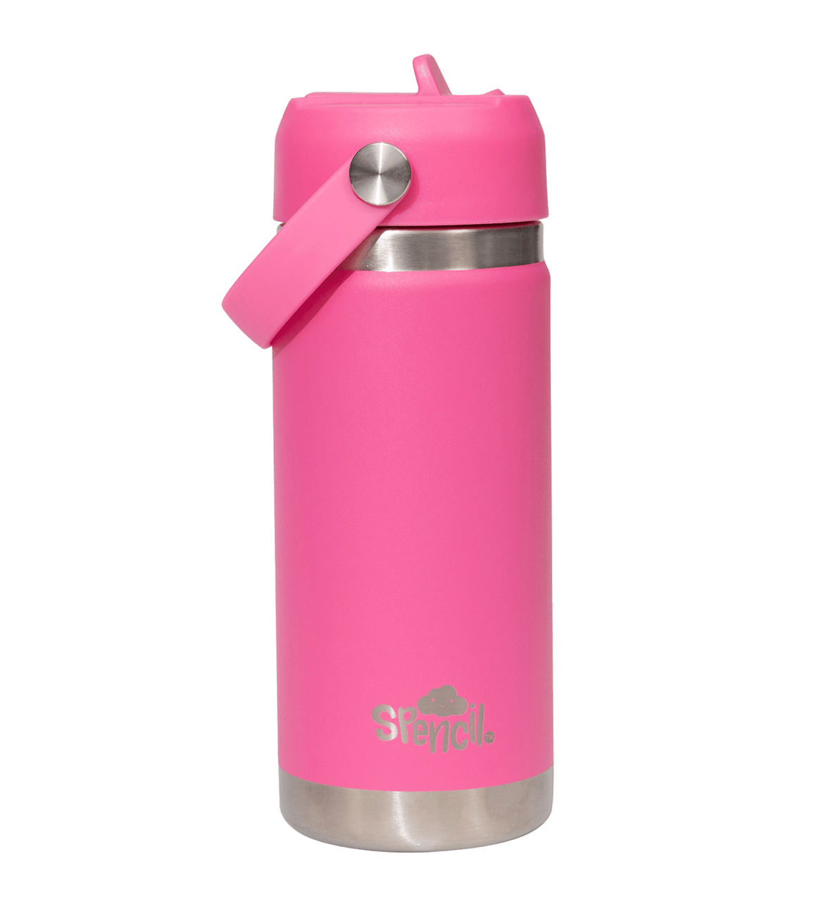 Little Insulated Water Bottle 470ml - Fuschia