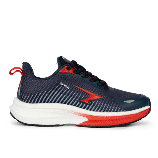 Sfida Zephyr 2.0 Boys Runners (Lace Up) - Navy/Red