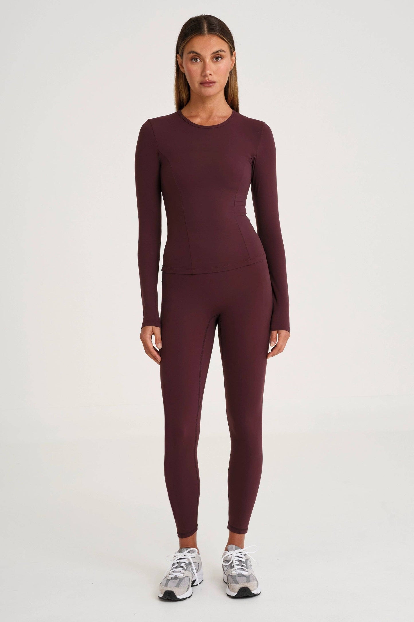 Allfenix CloudCore Lite Panel Long Sleeve - Raisin