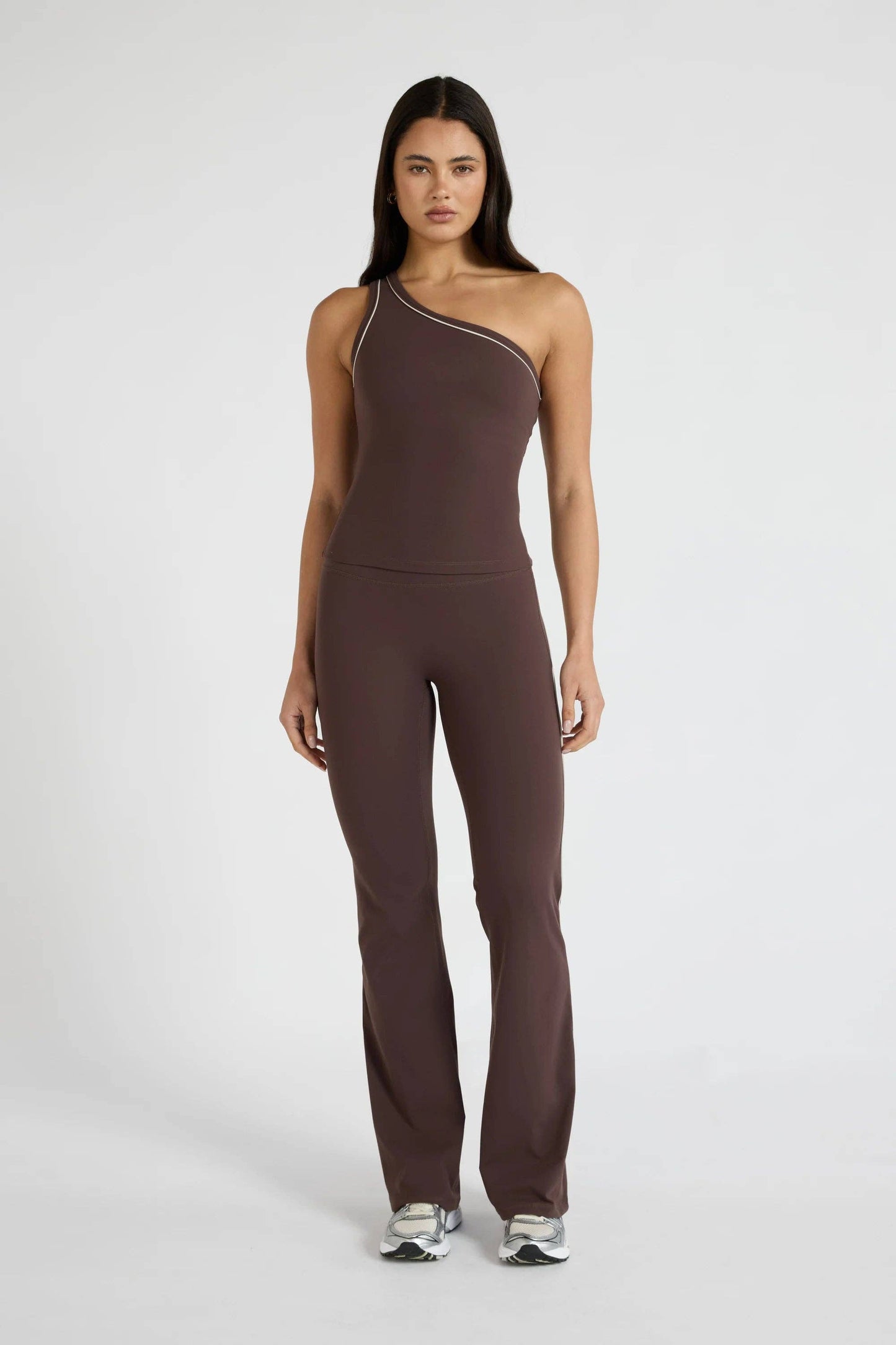 Allfenix CloudCore One Shoulder Contrast Piping Tank