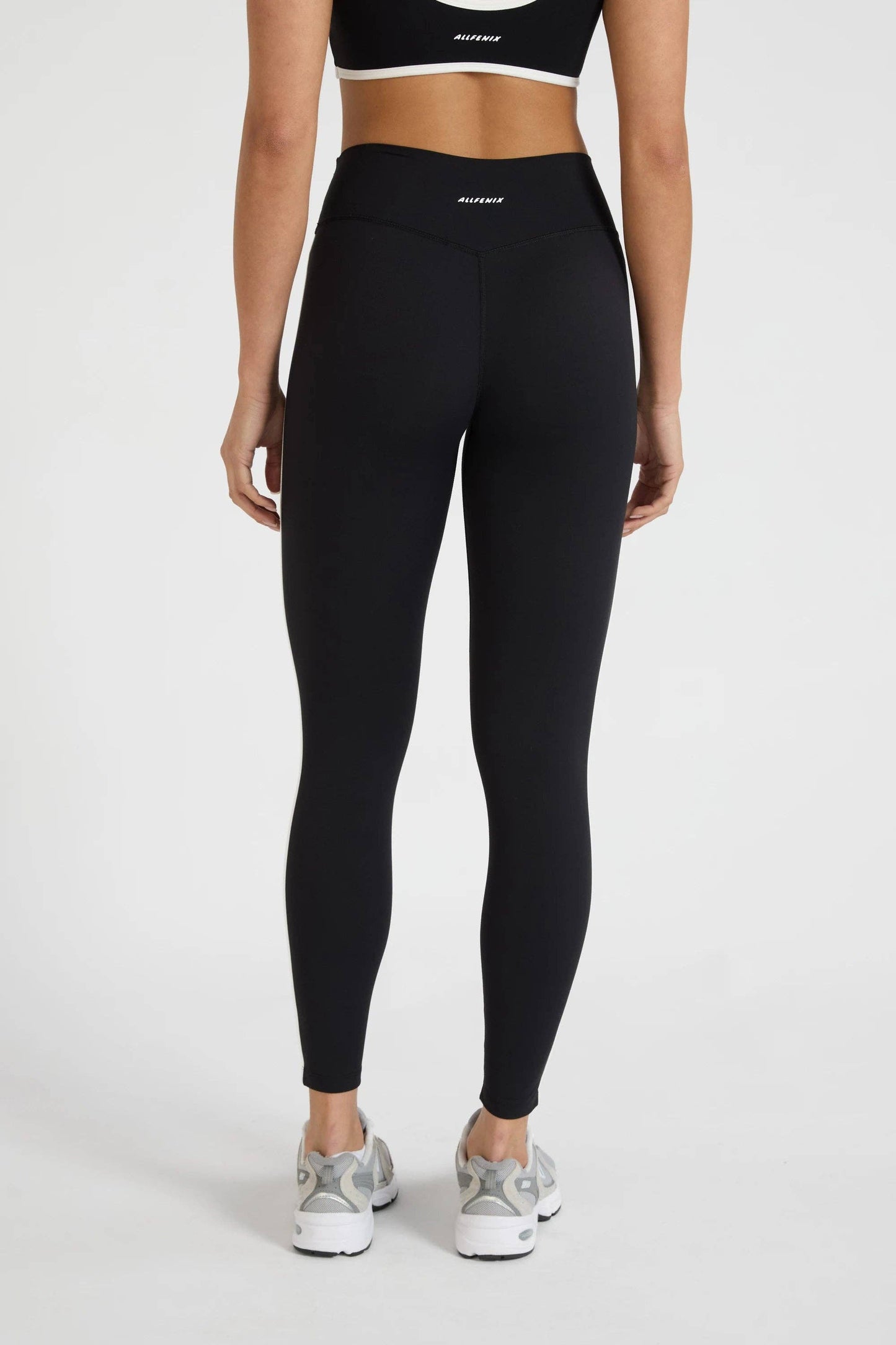 ALLFENIX CloudCore Contrast Stripe 7/8 Legging - Black