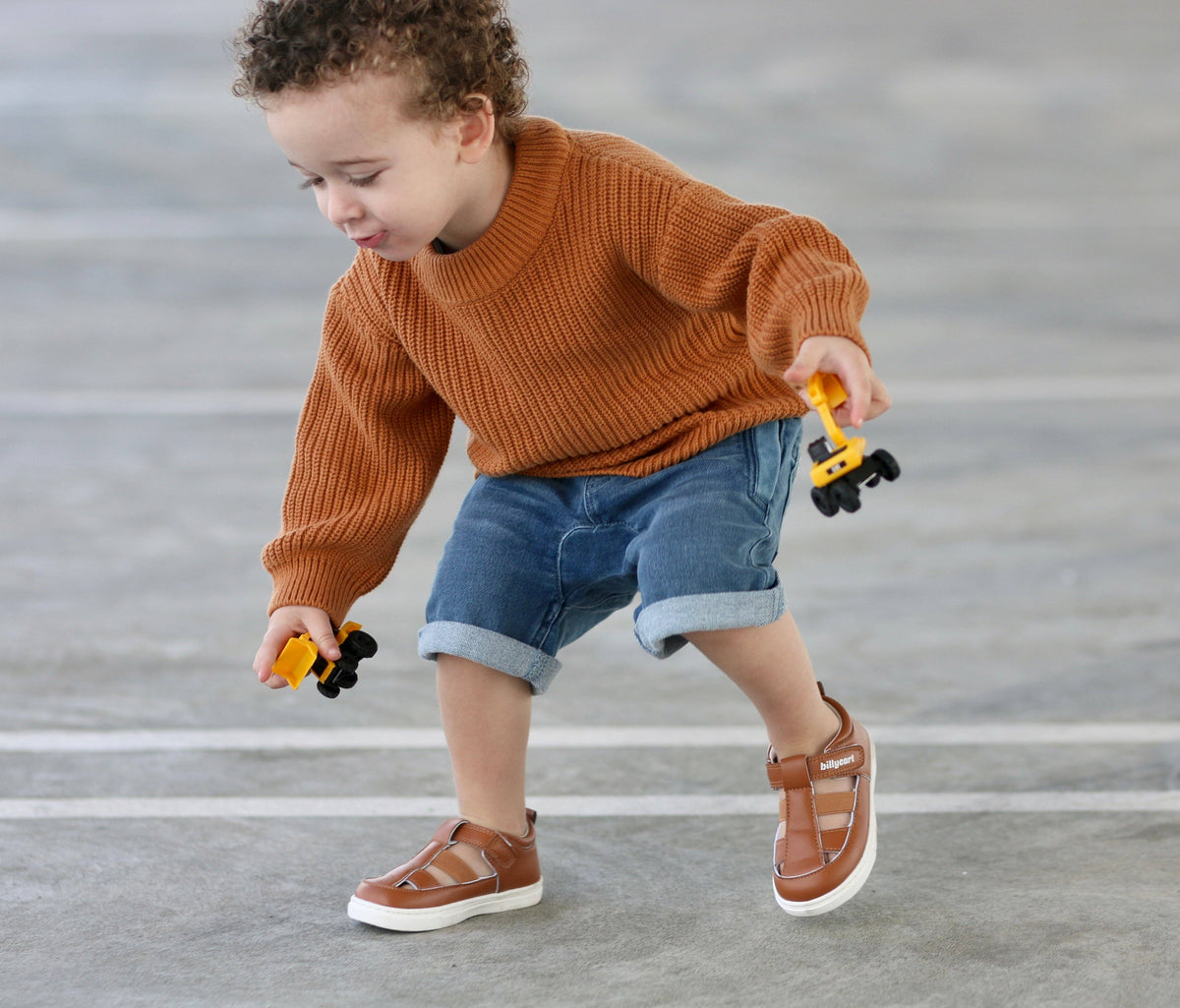 Billycart Kids Lennie Tan Unisex Toddler Sandal