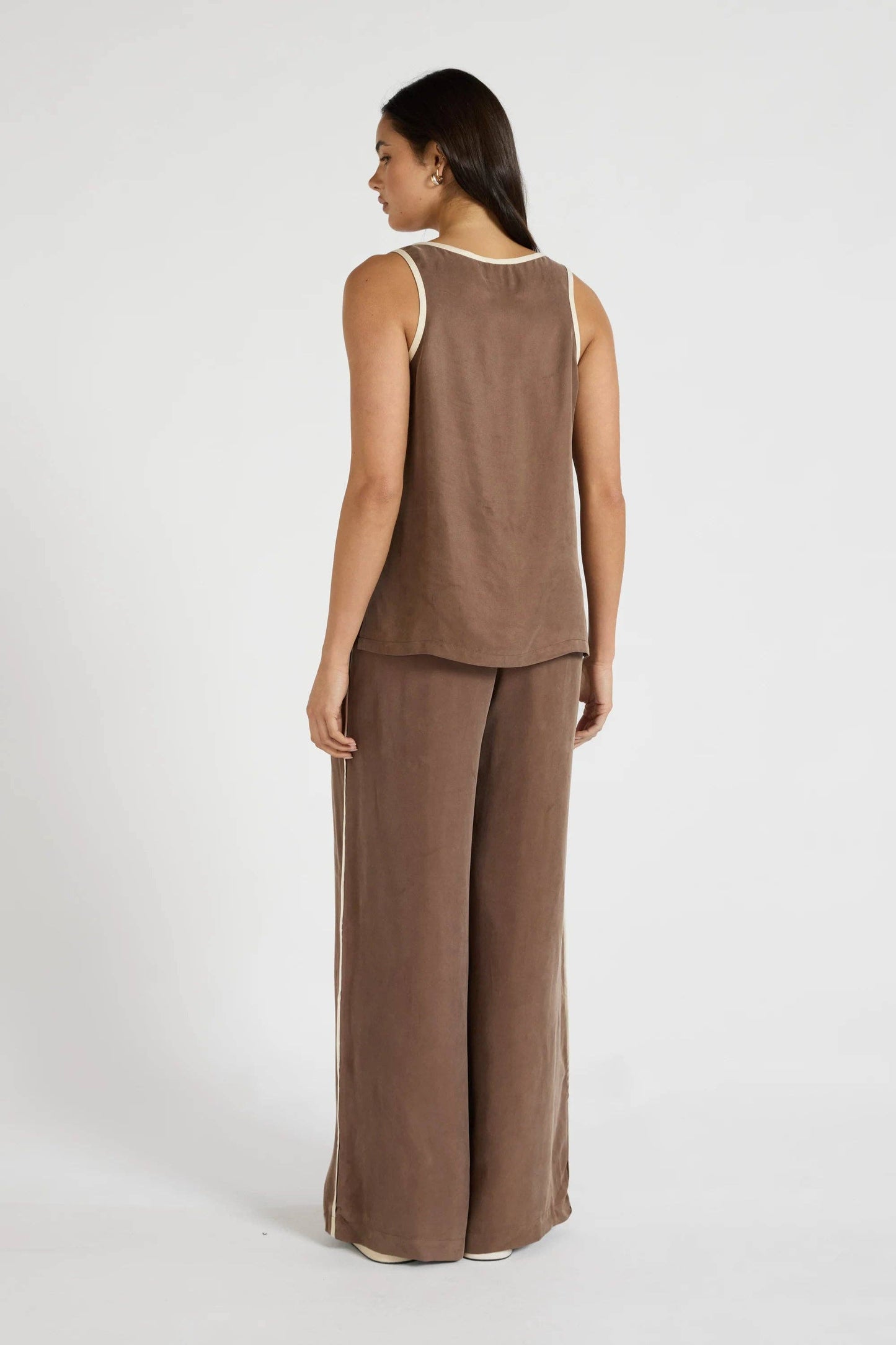 Cupro Contrast Pant