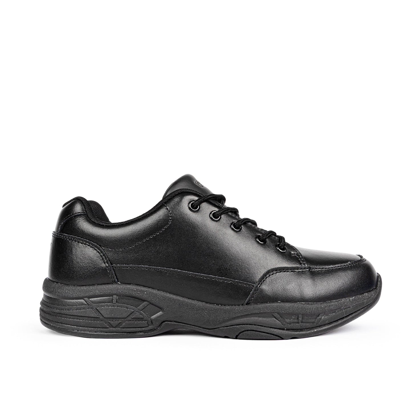 Sfida Alex 2 Senior Leather Lace Up School Shoe - Black