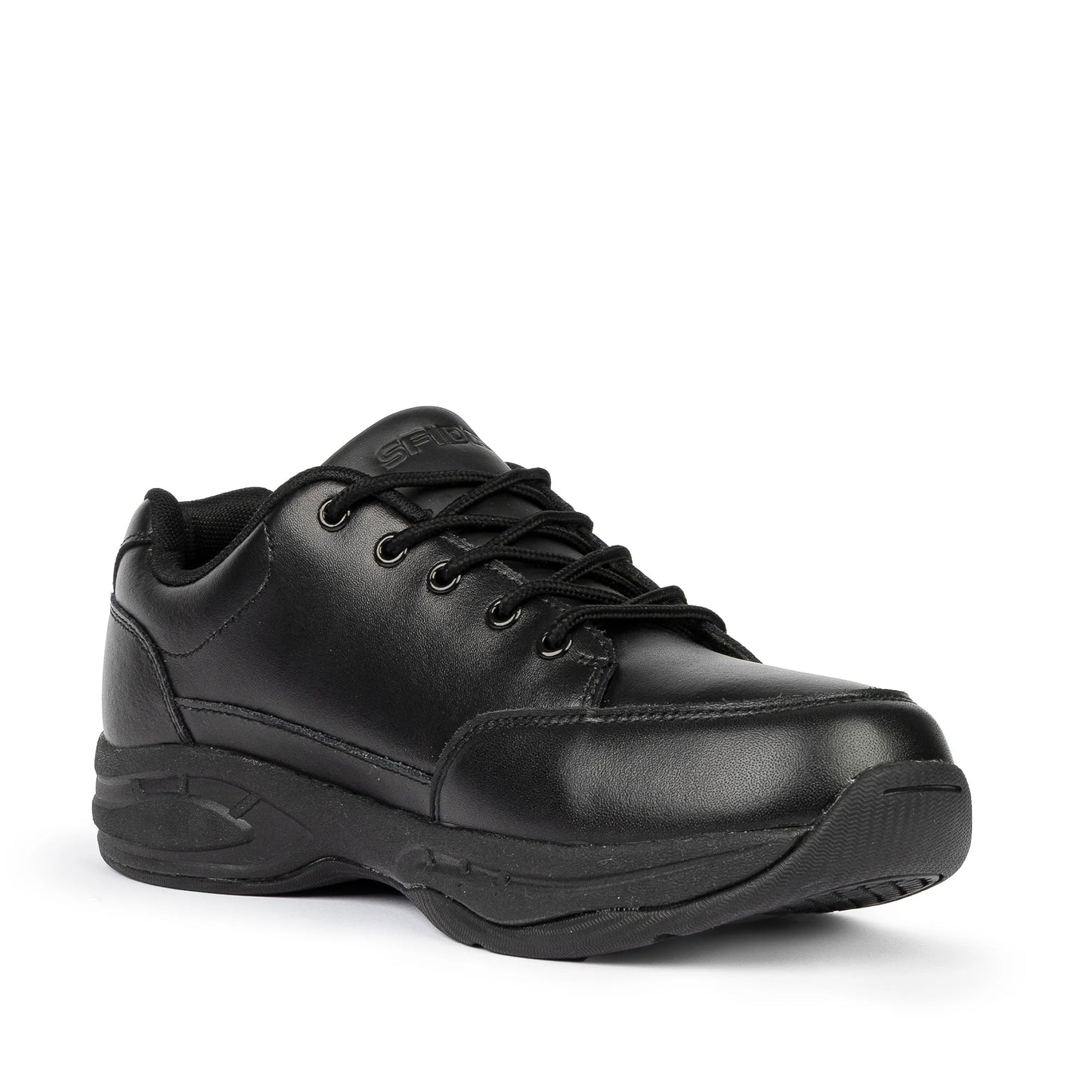 Sfida Alex 2 Junior Leather Lace Up School Shoe - Black