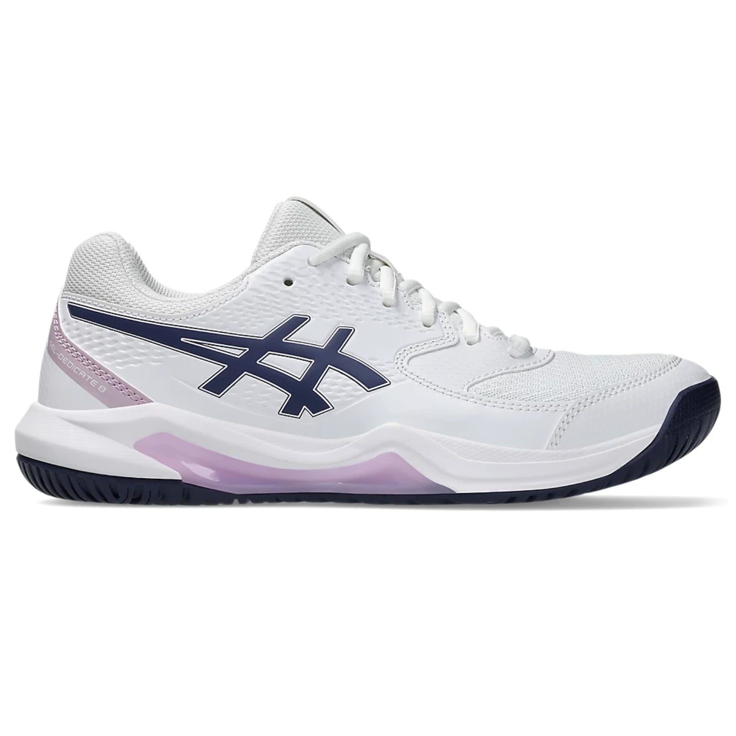 Asics Gel Dedicate Womens White/Indigo Fog