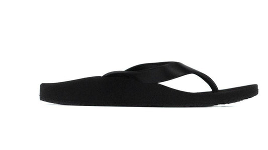 Archline Kids Orthotic Flip Flops – Black/Black