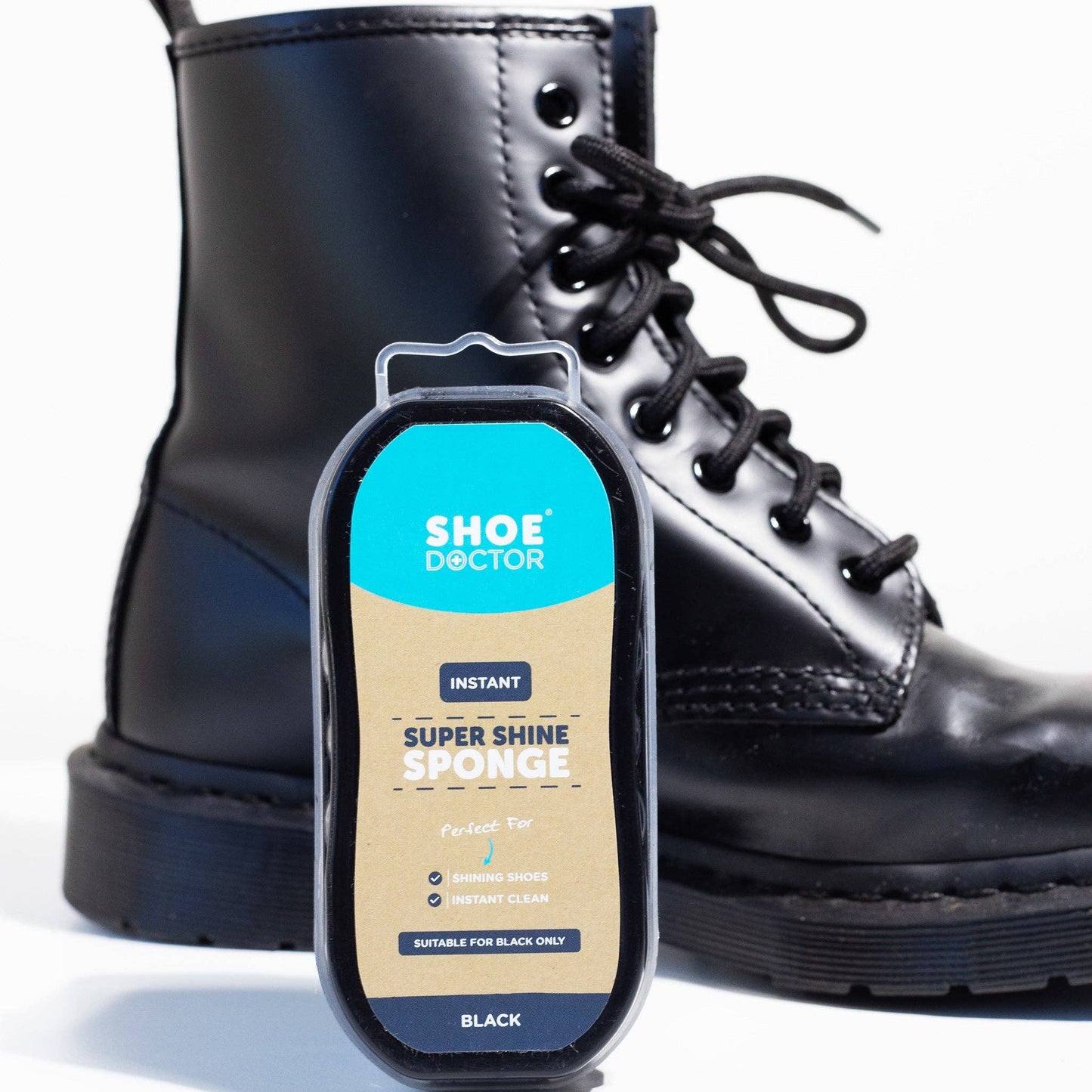 Shoe Doctor® Instant Supershine Sponge: Black