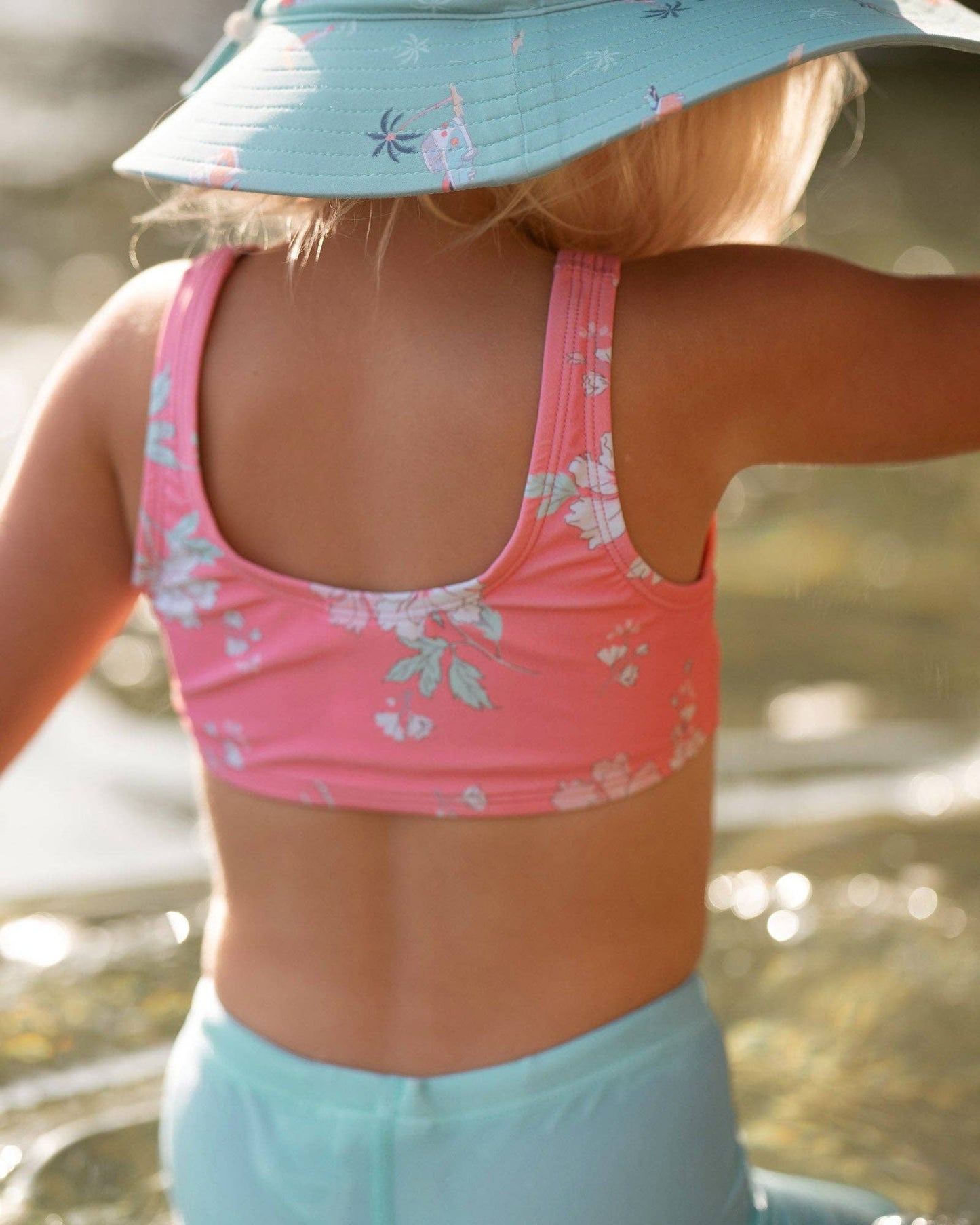 Swim Kids Crop Top Classic - Scarlet