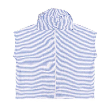 Adult Zip Front Poncho - Blue