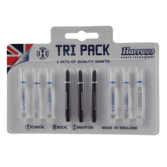 Harrows Tri Pack Supergrip Shafts