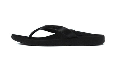 Archline Kids Orthotic Flip Flops – Black/Black