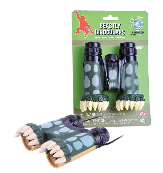 Wild Republic Binocular - Beastly Crocodile