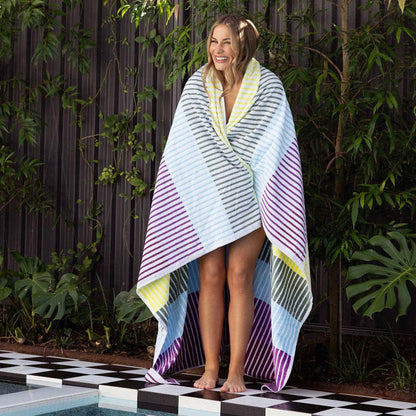 Jacquard Beach Blanket - Strata