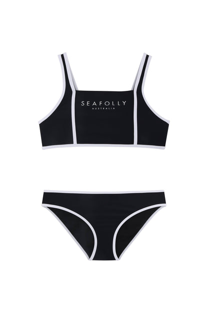 Seafolly Kids Essentials Bikini - Black