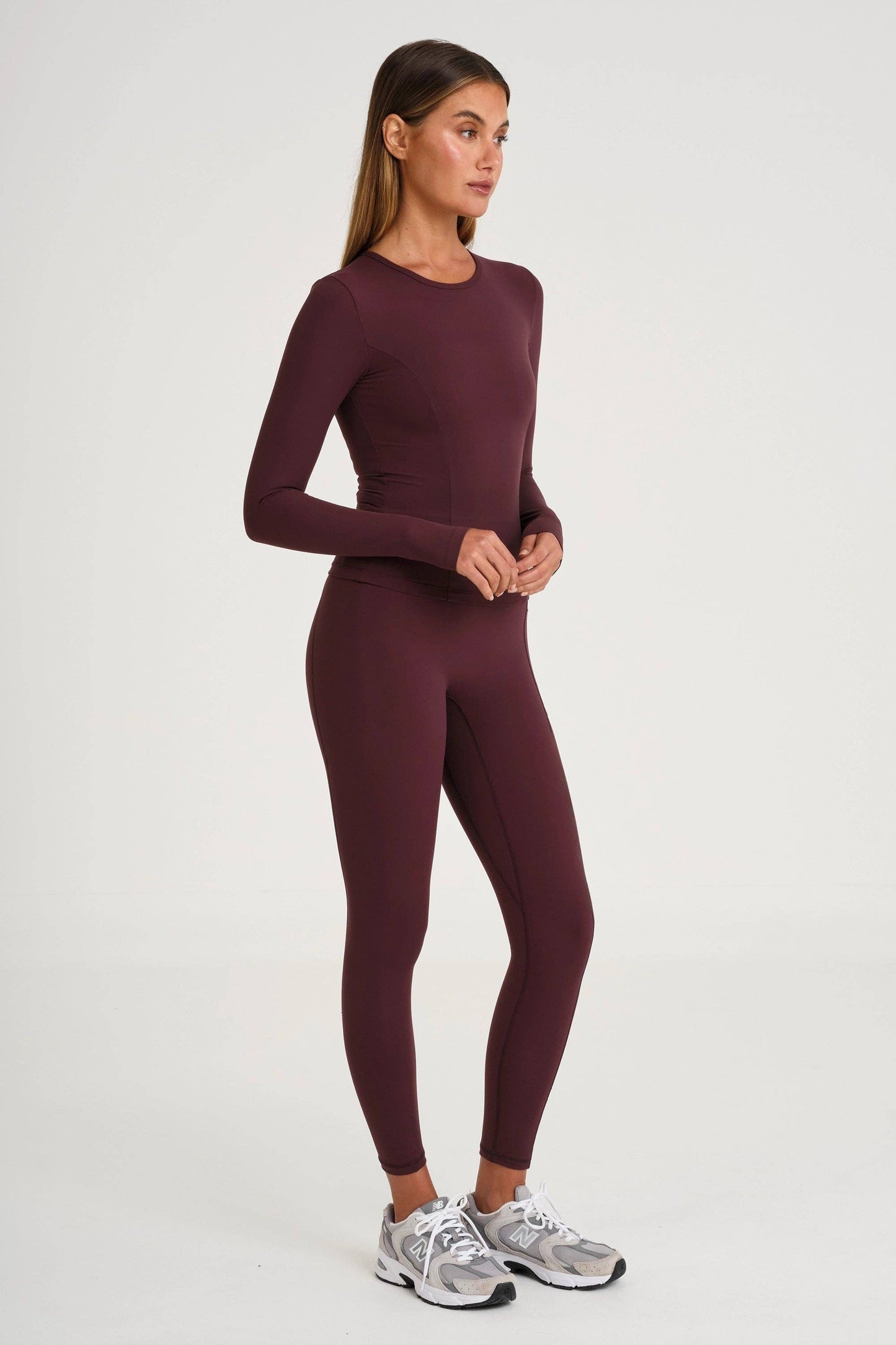 Allfenix CloudCore Lite Panel Long Sleeve - Raisin