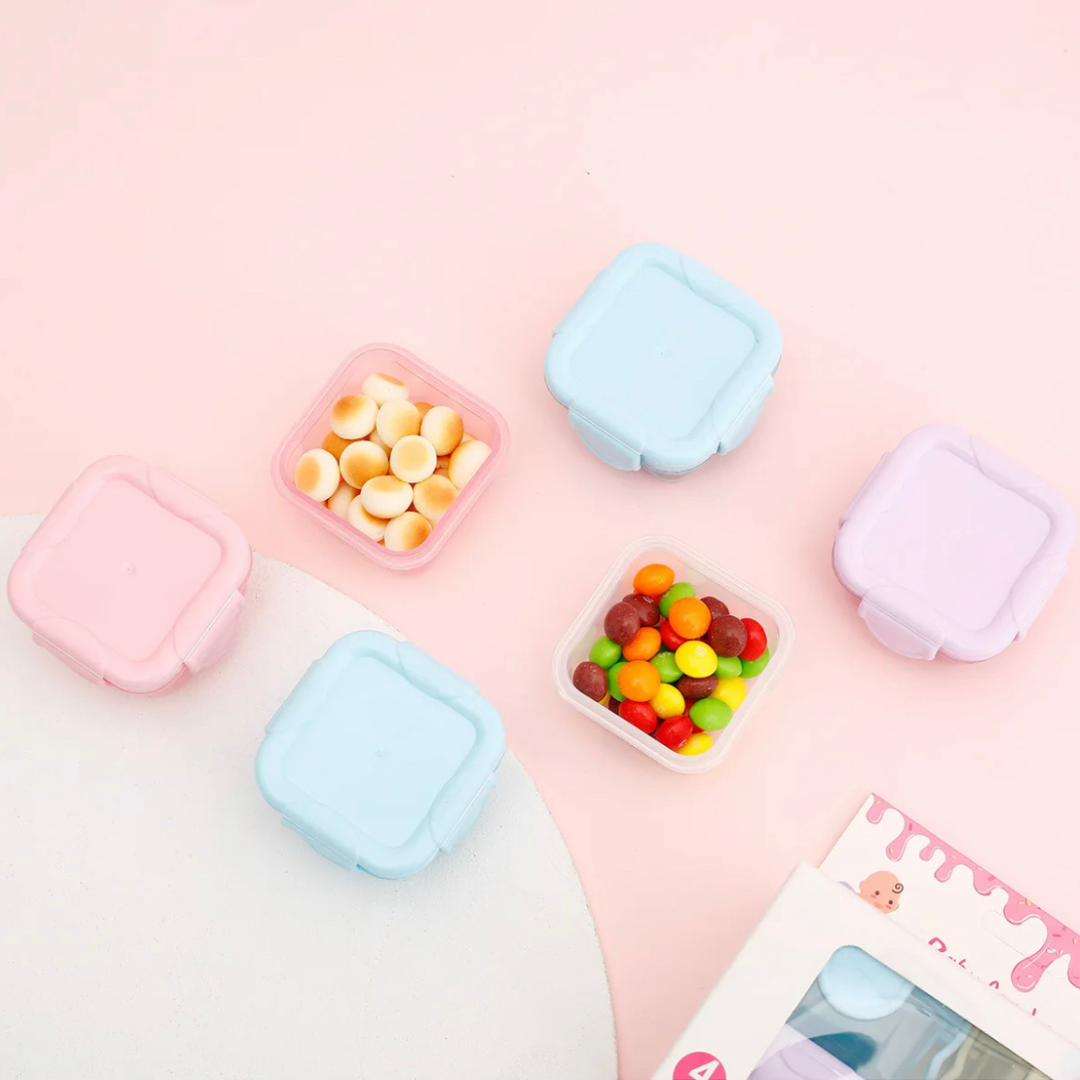 Small Snack Containers - 4 Pack