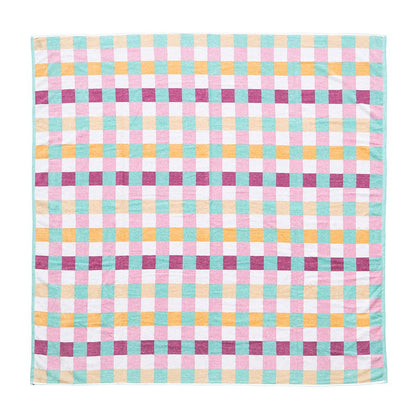 Jacquard Beach Blanket - Sorbet Check