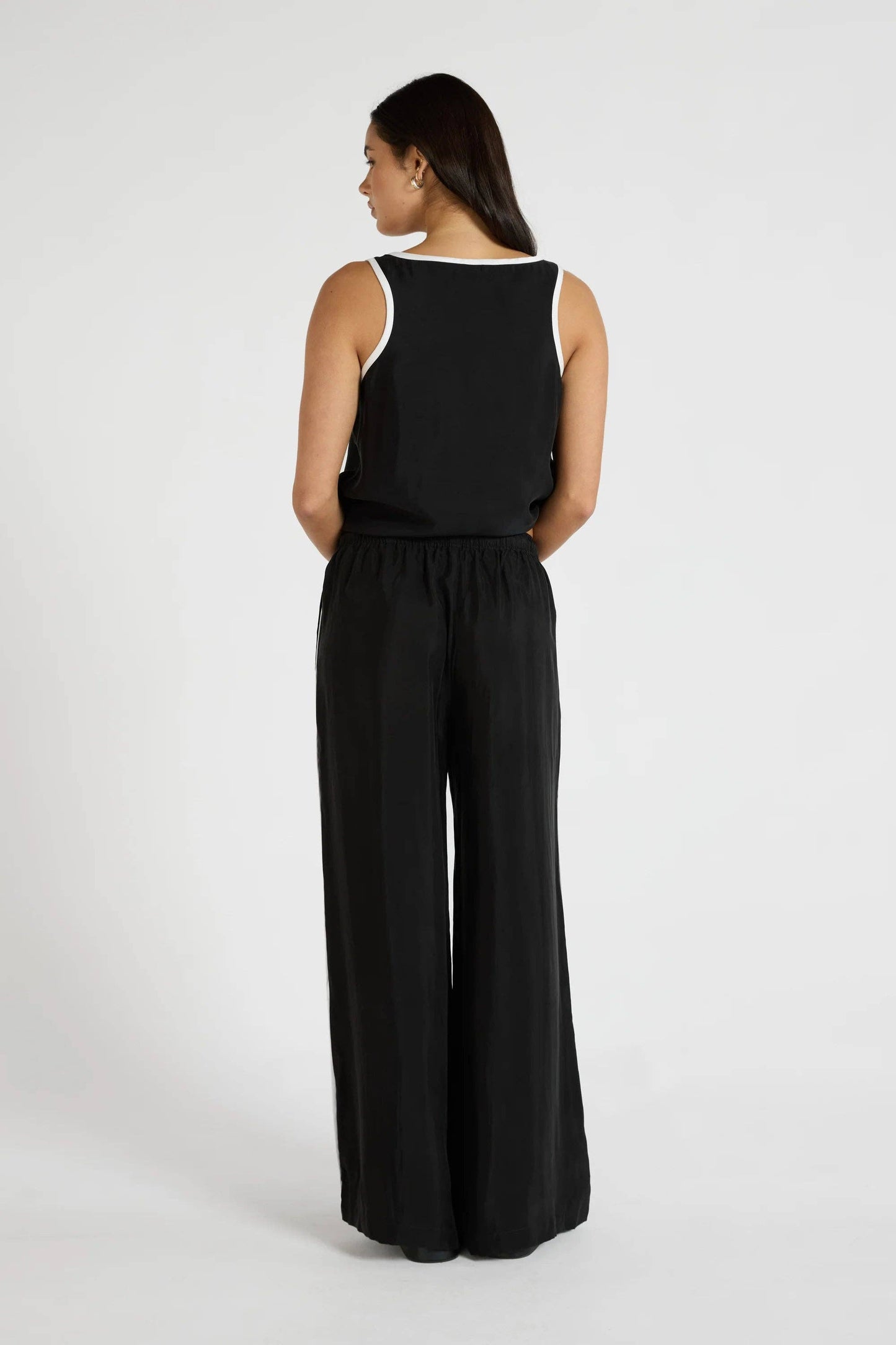 Cupro Contrast Pant