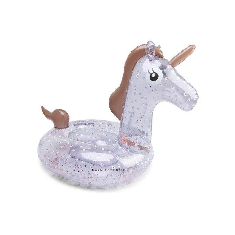 Swim Essentials Inflatable Ride On - Daisy Flowers Unicorn, 130cm