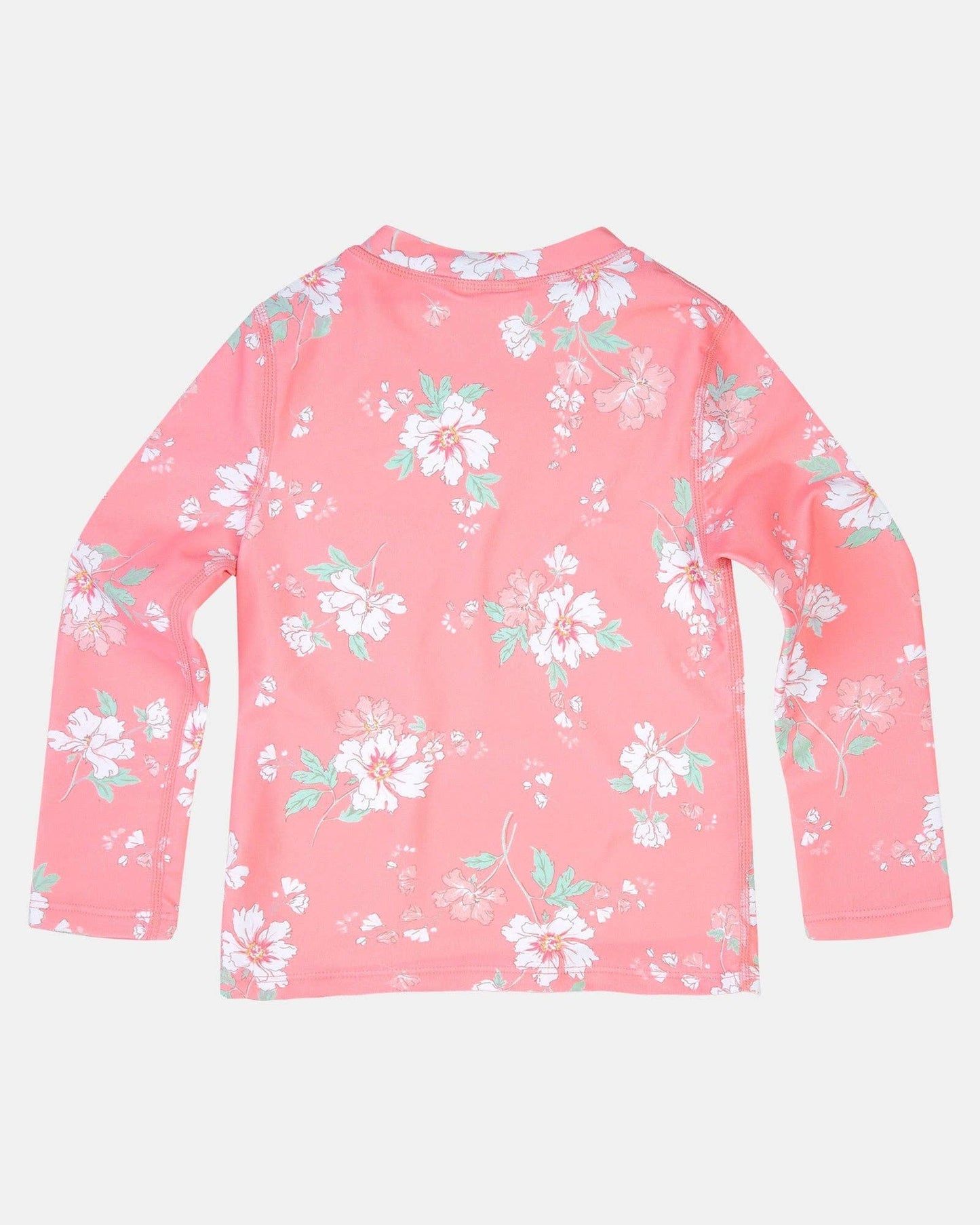 Swim Kids Rashie L/S Full Zip Classic - Scarlet