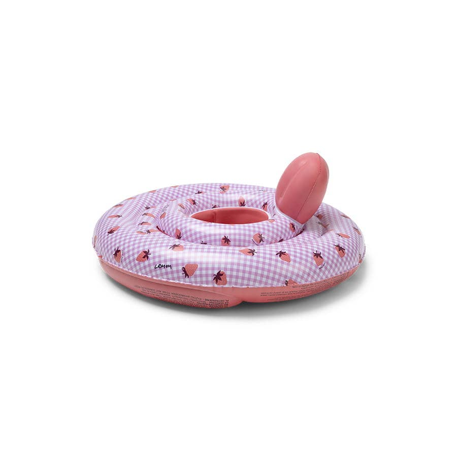 Swim Essentials Inflatable Baby Float - Strawberry Fields, 0-1 yrs
