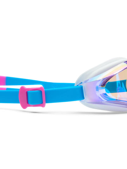 Zoggs Endura Max Titanium Goggles - Pink/Turquoise/Mirror