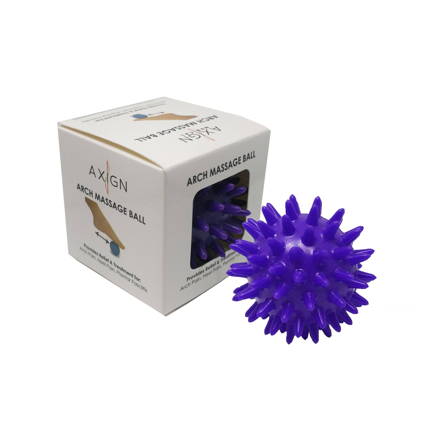Archline Plantar Fasciitis Spiky Arch Massage Ball: Black