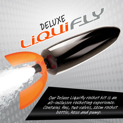 Liquifly Deluxe Water Powered Bottle Rocket Kids STEM Toy