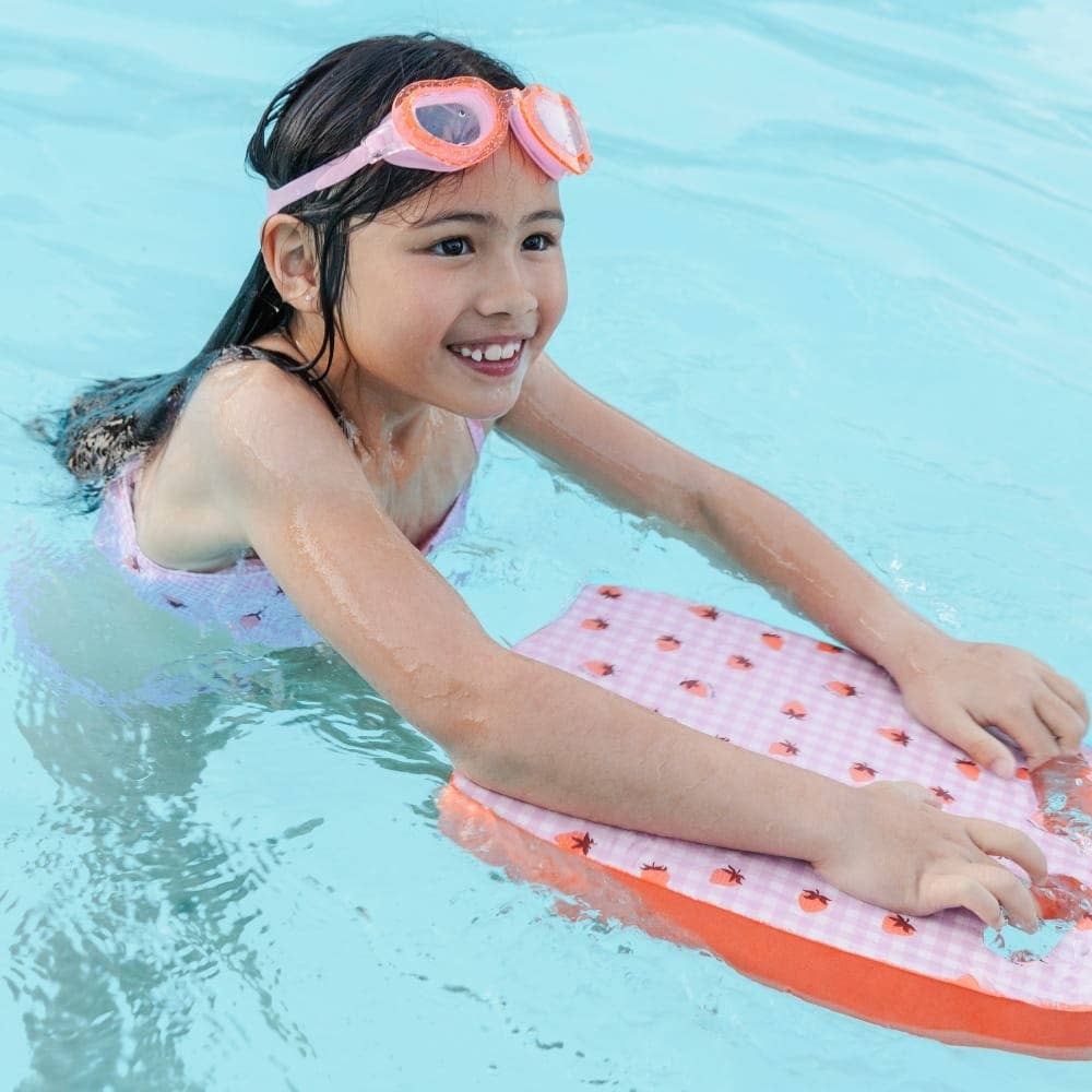 Swim Essentials Bodyboard - Strawberry Fields, 39 cm
