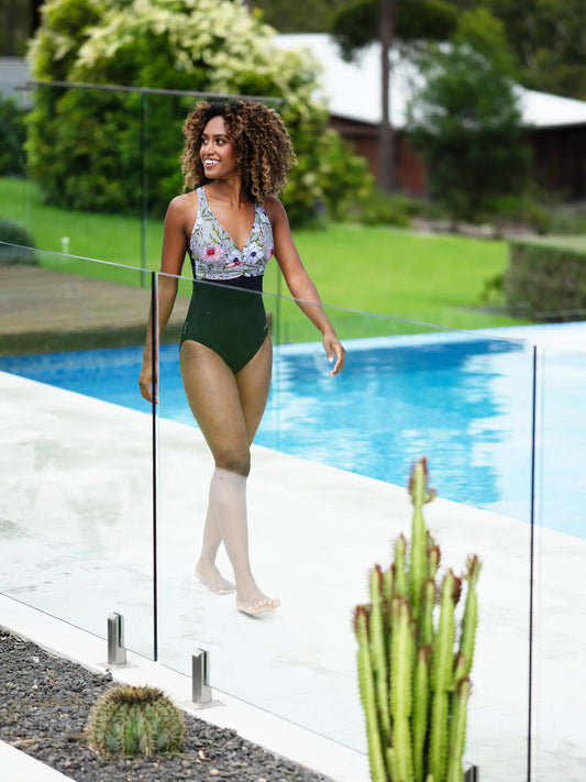 Freesia Ruch Crossback Swimsuit